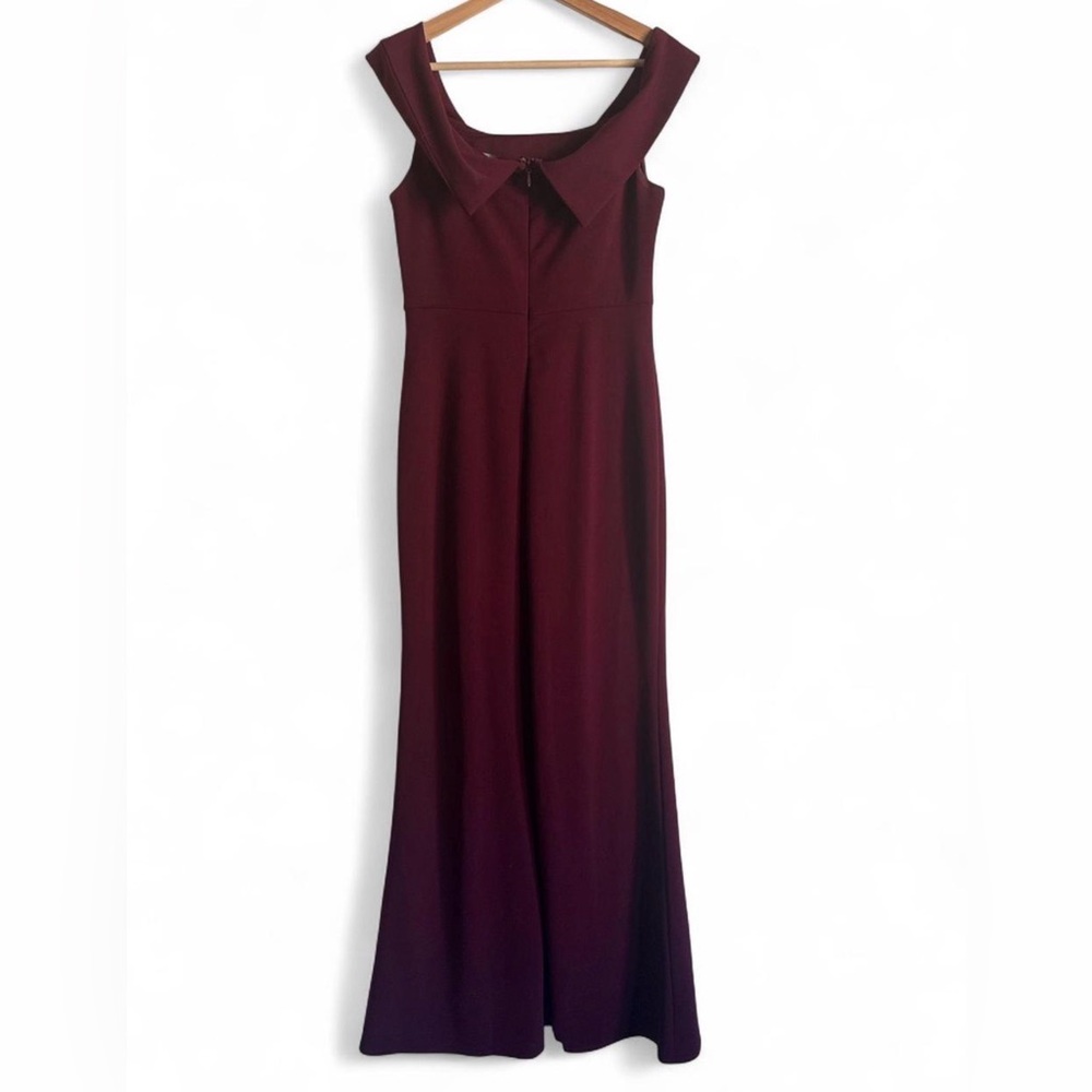 Lulu's Burgundy Dress - Picture 2 of 4